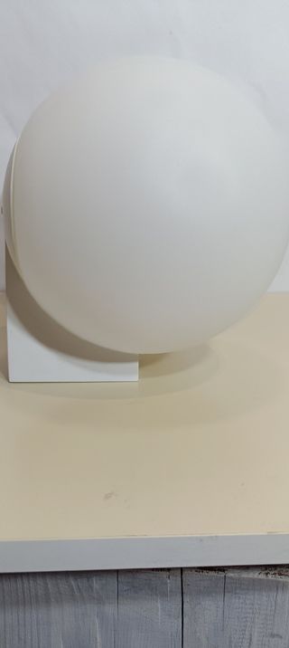 2 Lampade da Muro Vetro Bianco