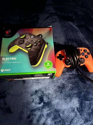 Mando Electric Carbon de xbox y pc - Mando PS4 