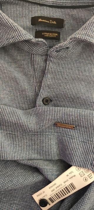 Polo Massimo Dutti M - Azul
