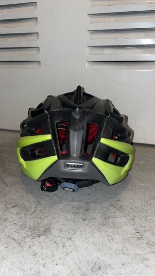 Casco bici montaña negro/amarillo