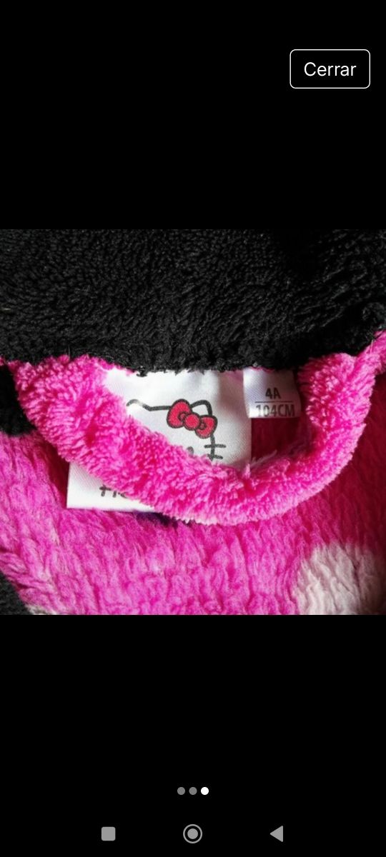 Bata Hello Kitty niña puntos