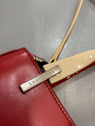 Bolso Lamarthe vintage coral y marfil PARÍS
