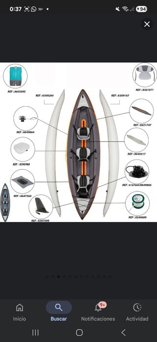 Kayak inflable ITIWIT