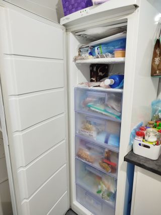 Congelador Zanussi blanco