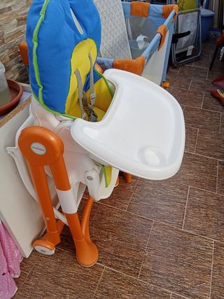 Trona + Cuna viaje + colchón