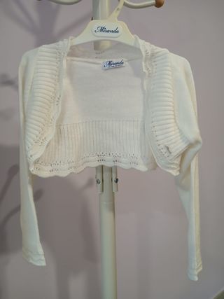 Torera niña blanca Miranda