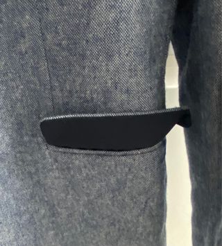 Chaqueta azul marino coderas - Talla M