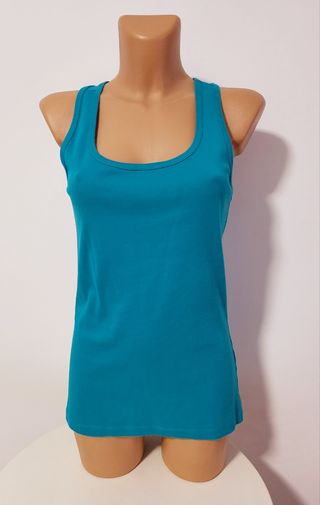Camiseta tirantes turquesa