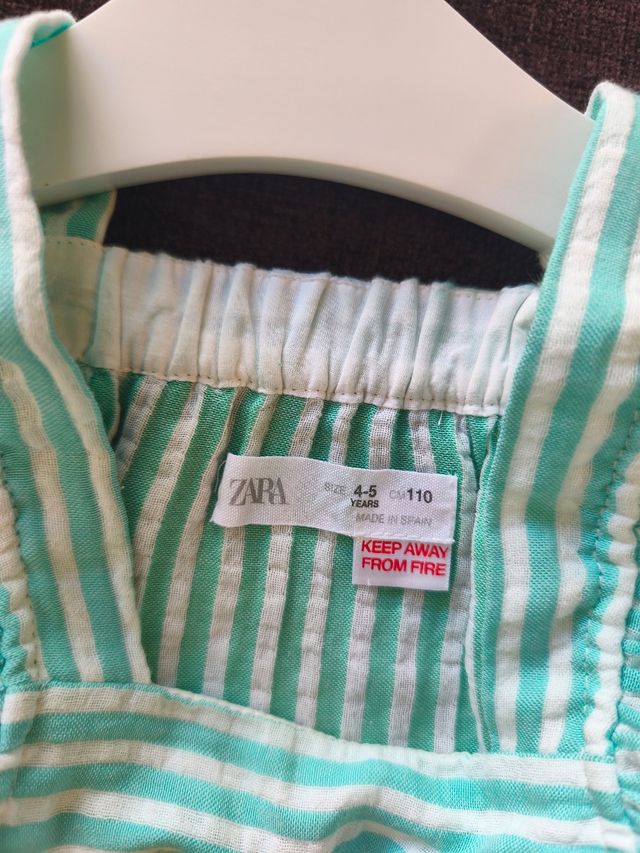 Vestido rayas Zara niña verano