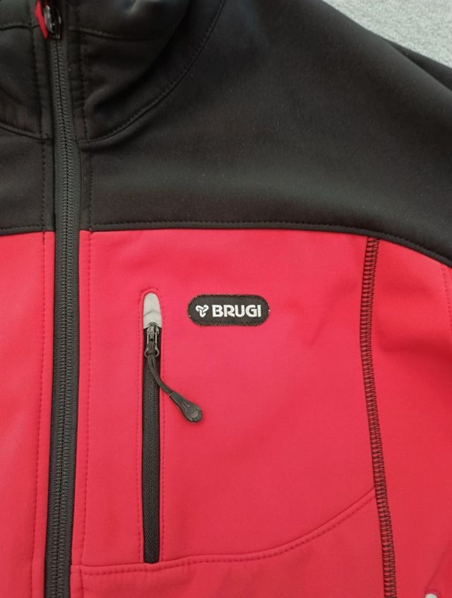 Chaquetón Brugi niño - rojo-negro