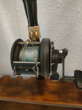 2 Cañas de Pesca Shimano con carretes Okuma ETL907