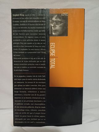 Libro Eclipse Total, Stephen King 