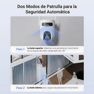 Cámara Exterior Wifi 360 EZVIZ H9C DUAL 2K + 2K