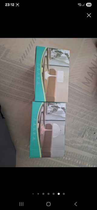 Lámpara de mesa LED blanca