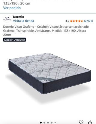 Cama blanca metal 135x190 cm