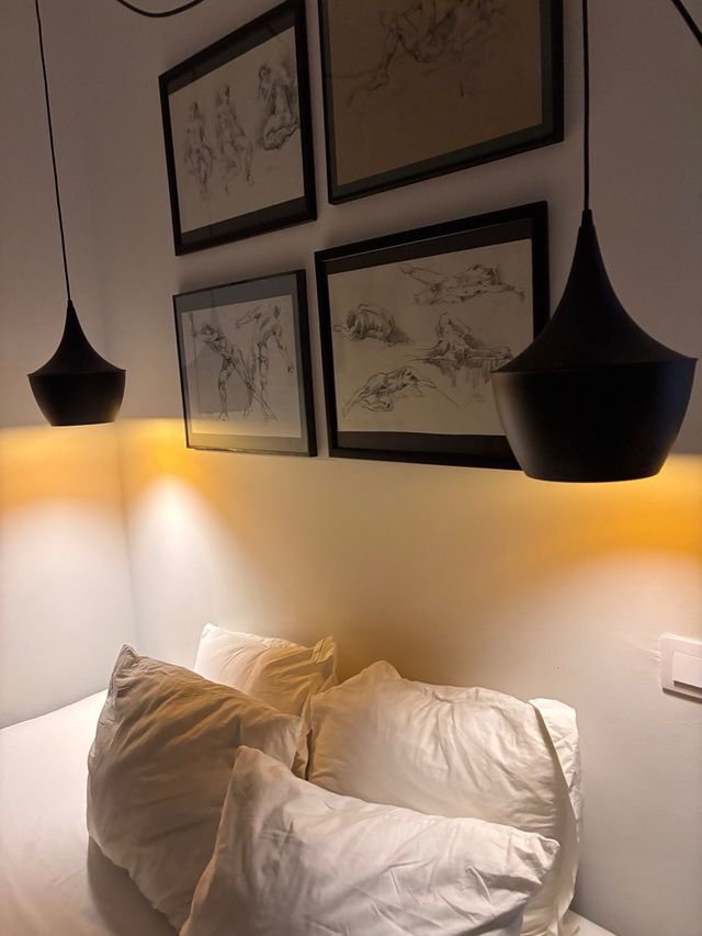 2 Lámparas colgantes | Metal negro