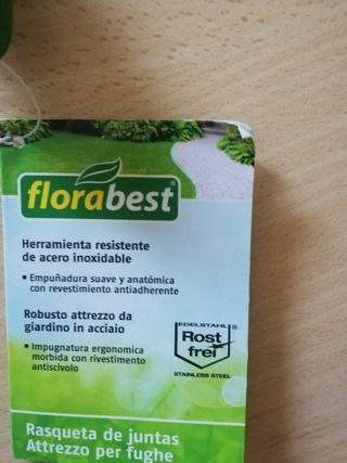 attrezzo fughe raschietto scacciafughe florabest 