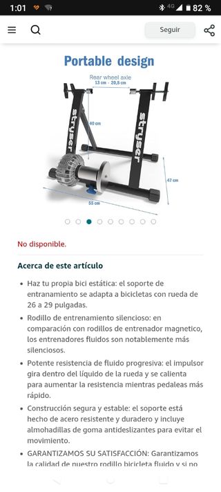 Rodillo Bicicleta Fluido Plegable STRYDER