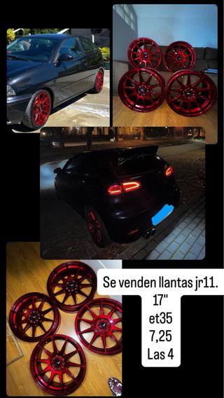 Llantas JR11 17" 5x100
