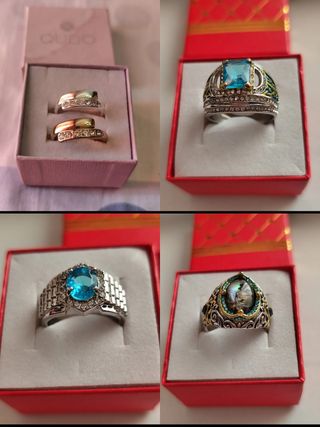 Lote de anillos hombre y mujer 