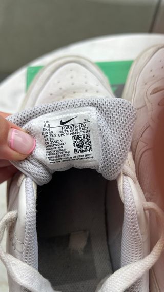 Nike Air Force 1 '07 Platform bianche 40