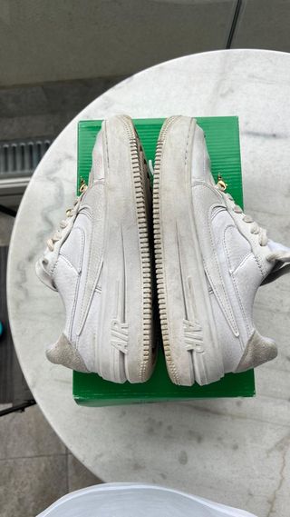 Nike Air Force 1 '07 Platform bianche 40