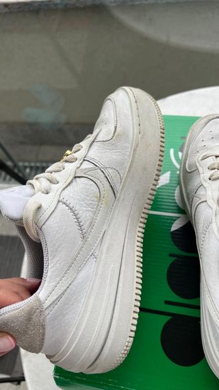 Nike Air Force 1 '07 Platform bianche 40