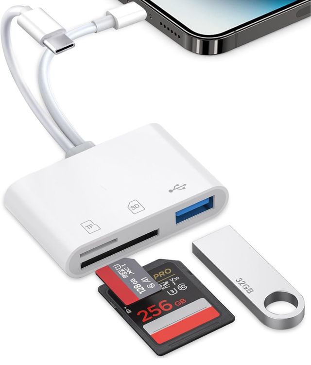 Adaptador Aplimln 3 en 1: SD, TF, USB