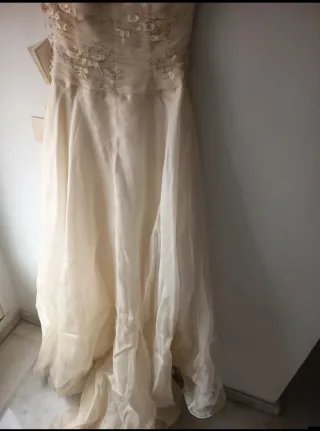 Vestido novia palabra de honor
