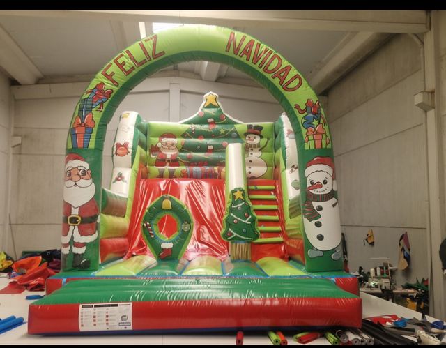 Castillo hinchable Navidad 8x5x5