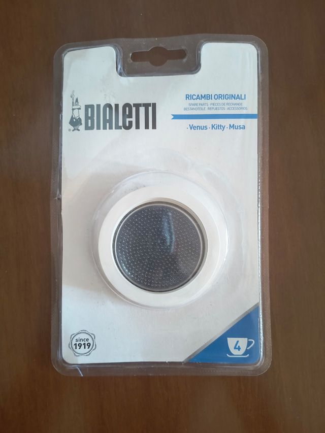 Bialetti 0800401 kit 4 tazze inox originale