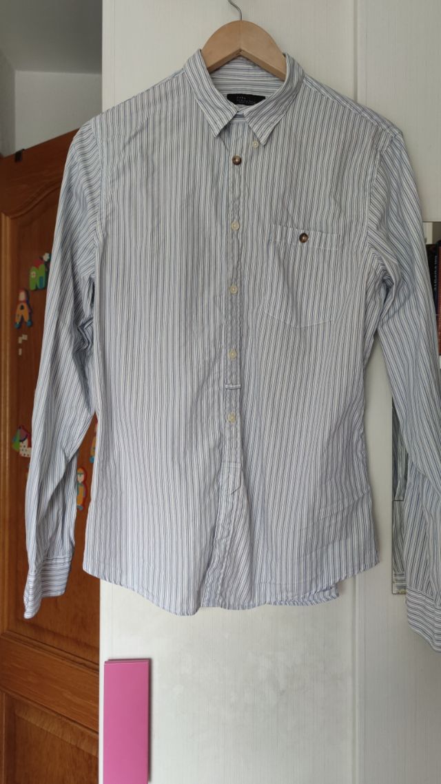 Camisa rayas hombre Zara Talla M ó 38 