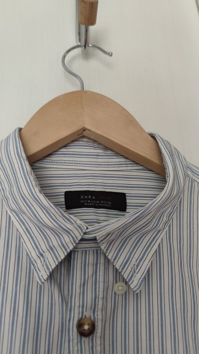Camisa rayas hombre Zara Talla M ó 38 
