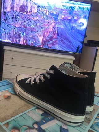 Bambas negras altas