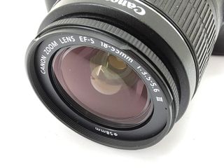 camara digital reflex canon eos 1100d+ef-s 18-55mm iii