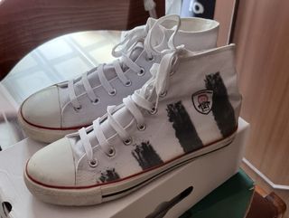 Sneakers alte bianche tg 44
