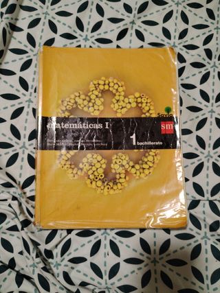 Libro Matemáticas 1° Bachillerato SM