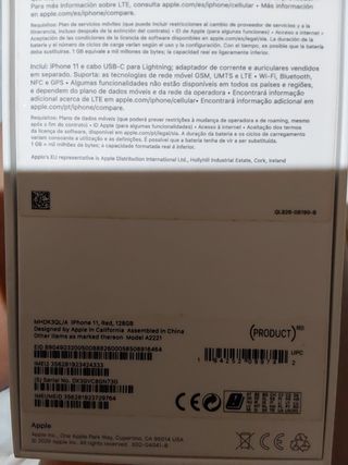 iPhone 11 rosso (128 gb)