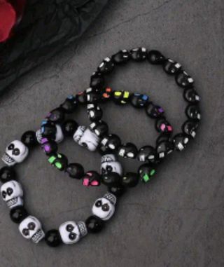 Pulseras Calaveras - 3 unidades