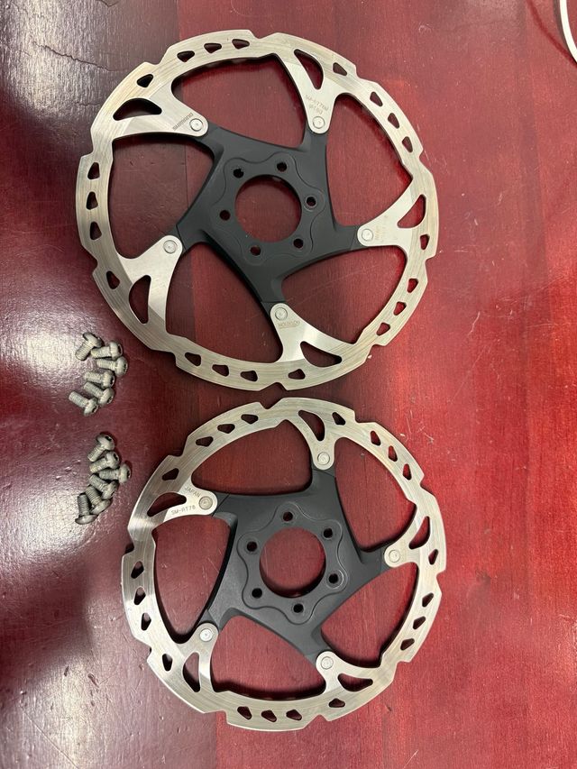 Discos de freno Shimano xt sm-rt76 160 y 180mm 