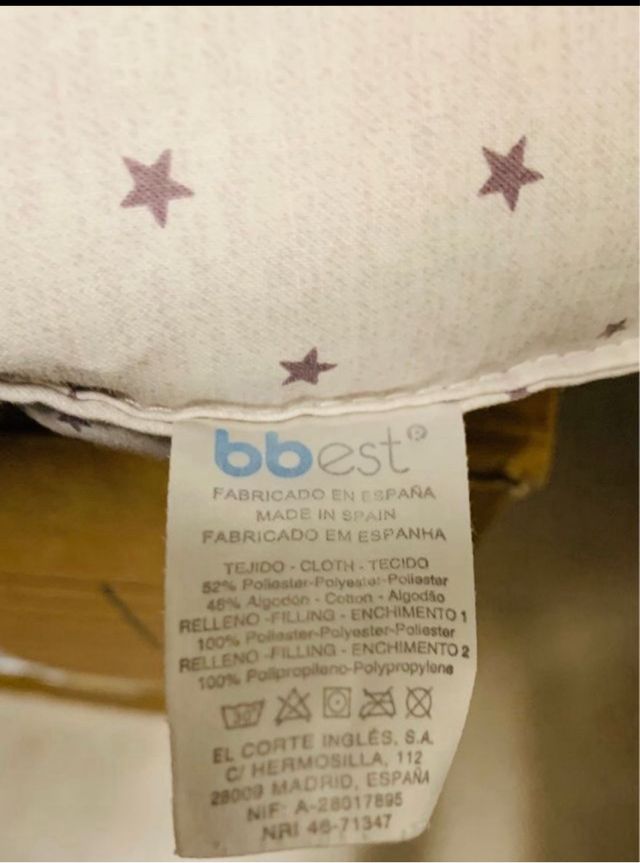 Cojín lactancia estrellas