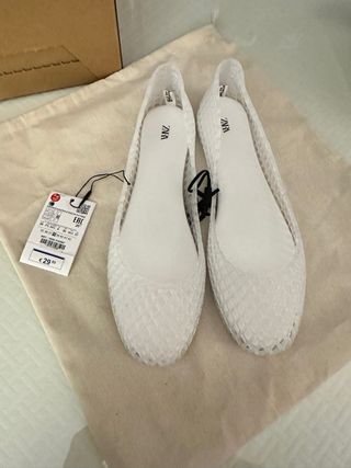 Bailarinas Zara blancas 37