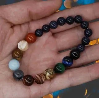 Pulseira Elegante c/Planetas do Sistema Solar