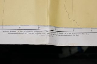 Carta de navegación Mediterráneo Occidental. Mediterranean Sea Western Part. 1983.