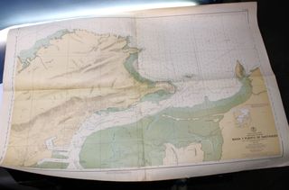 Carta de navegación Bahía y Puerto de Santander. 1982. 1:10.000. 74 x 110 cm