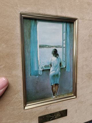3 Reproducciones DALÍ 25x30 cm. Con certificado de autentificación de Dali, 1981