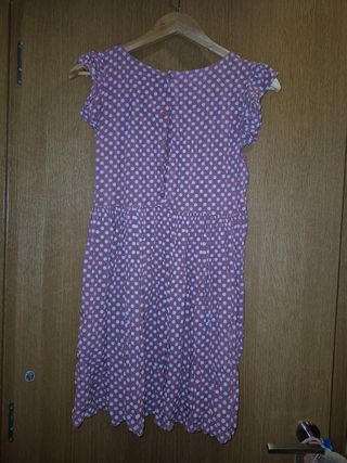 Vestido lunares rosa