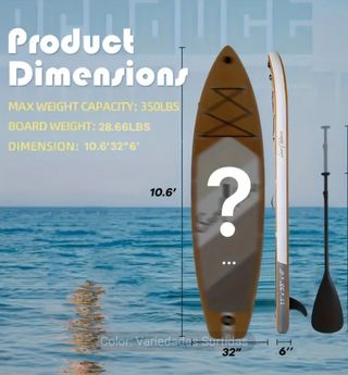 Tabla Paddle Surf Hinchable 10'6