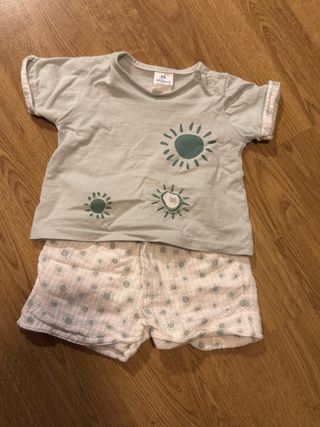 Conjunto bebé 6 meses - Mono sol