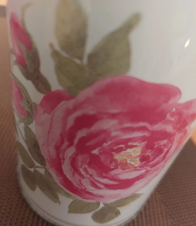 2 Latas Vintage Deciracion de Rosas